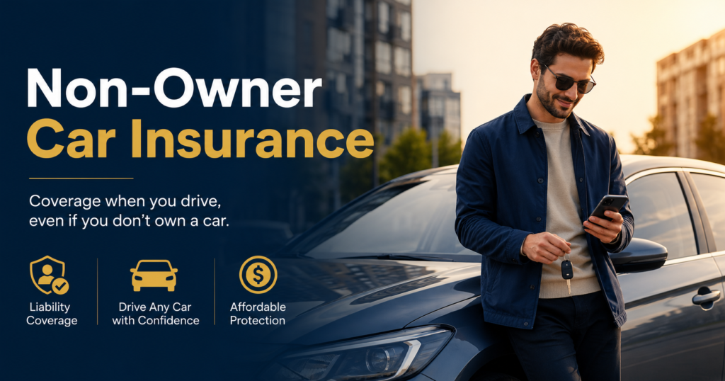 Non-owner car insurance guide for drivers without a vehicle