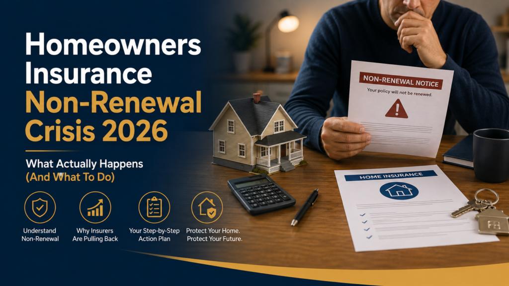 Homeowners Insurance Non-Renewal Crisis 2026